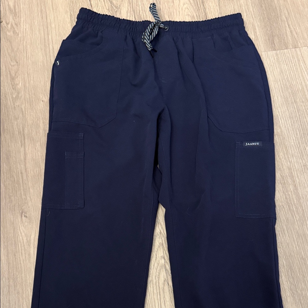 Jaanuu Women’s Dark Blue Scrub Pants
